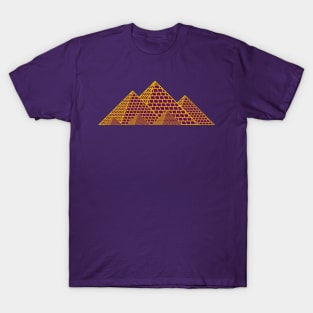 Pyramids of Egypt (purple) T-Shirt